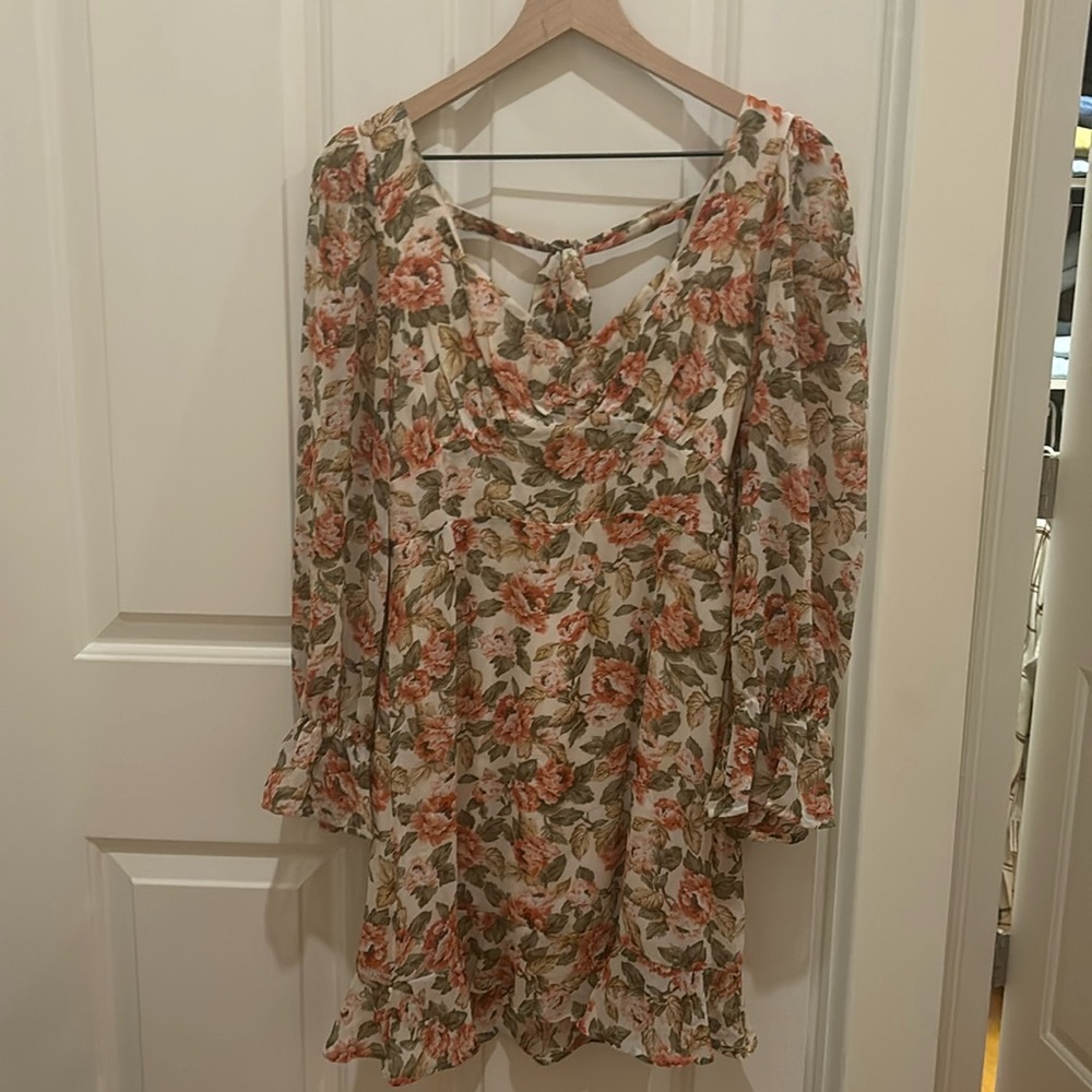 Petal and Pup Floral Dress